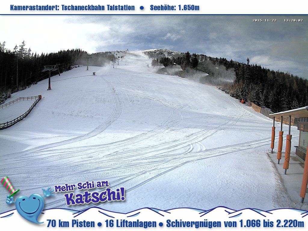 Katschbergen már süt a Nap