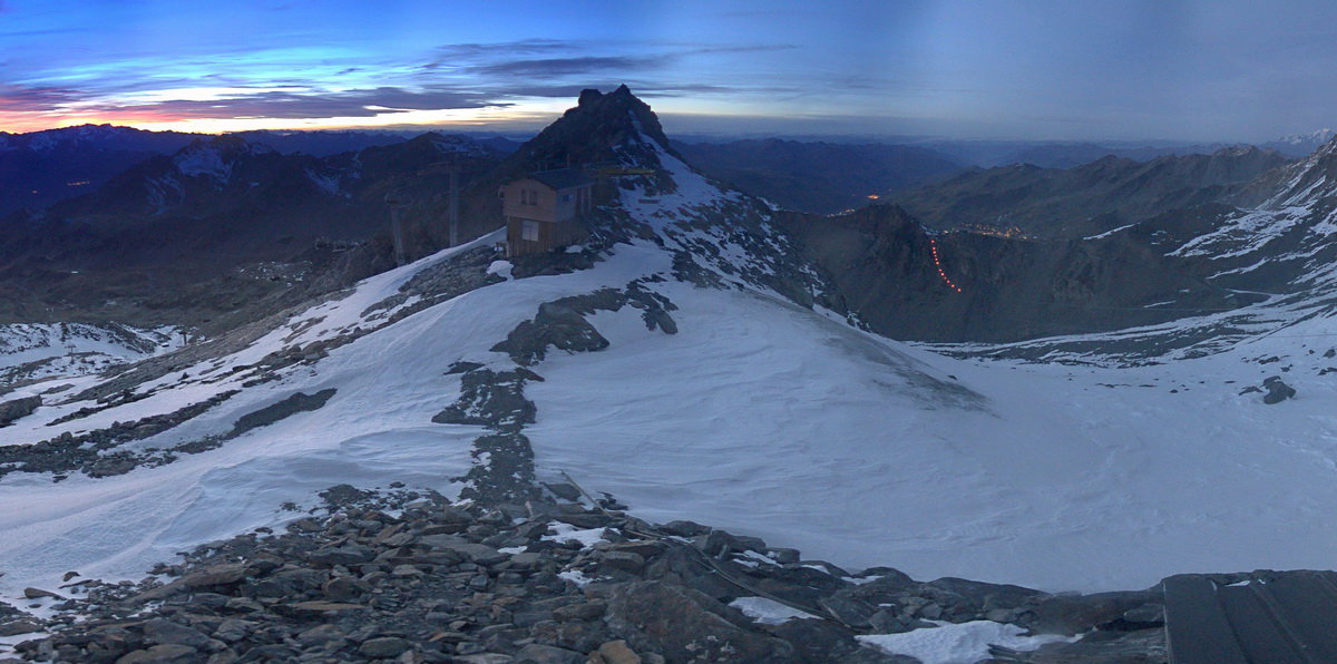 Webkamera képe tegnap délután 3200 méter magasságban