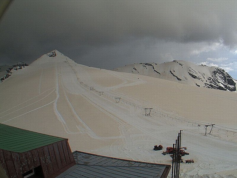 A pálya webkamerája a múlt héten, nyitás előtt