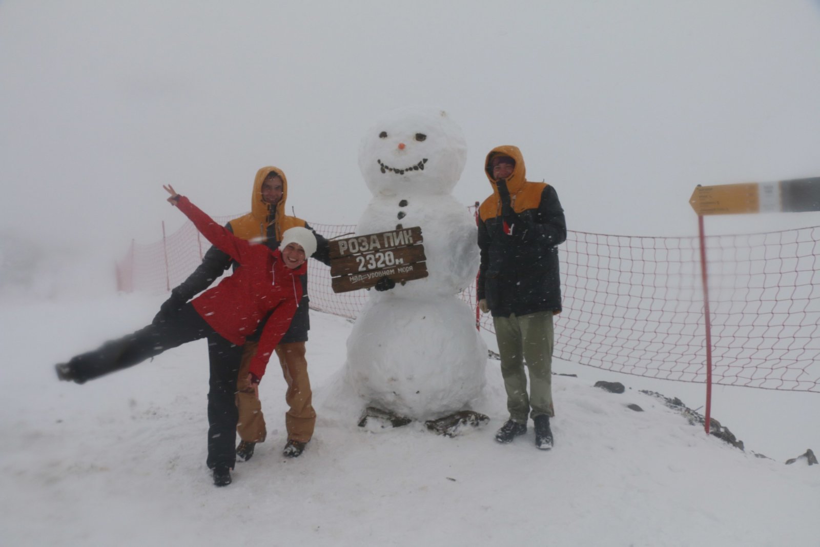 Így került a webkamera elé a hóember