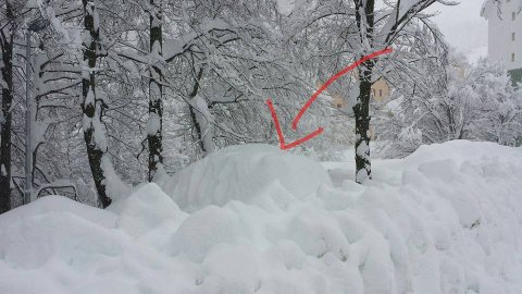 Tegnap este oda parkoltam a kocsival (Kép: Artesina / Facebook)