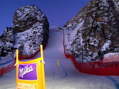 A versenypálya jellegzetes sziklái