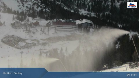 Hochkar tegnap, webkamera: hóágyúzás napközben