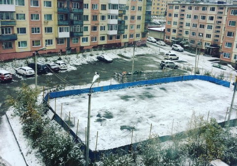 Hamarosan kezdődhet a derbi a lakótelep hokipályáján