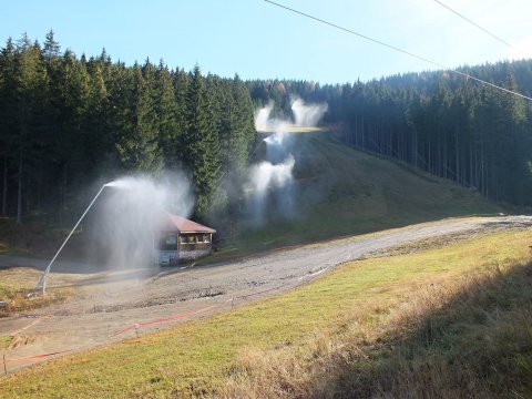 Beindultak a hóágyúk a múlt hétvégén