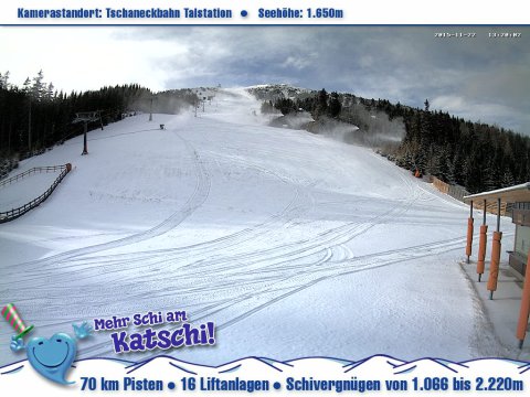 Katschbergen már süt a Nap