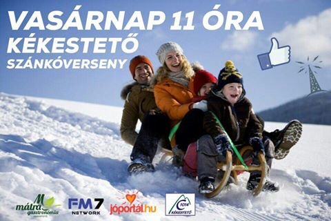 Vasárnap 11 órakor szánkóverseny lesz Kékestetőn
