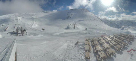 Les 2 Alpes: webkamera képe a sztrájk idején