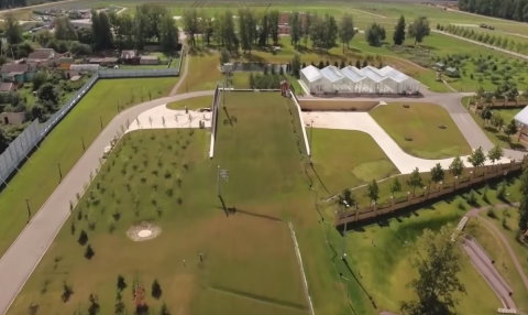 A sípálya legfelső része (Forrás: YouTube)