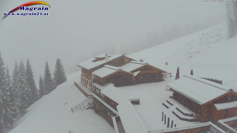 Wagrain, havazás és hóágyúzás