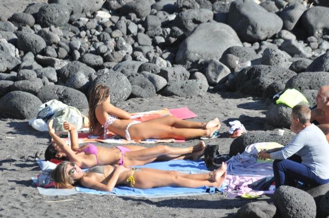 Catania: a strandon (Kép: www.lasicilia.it)