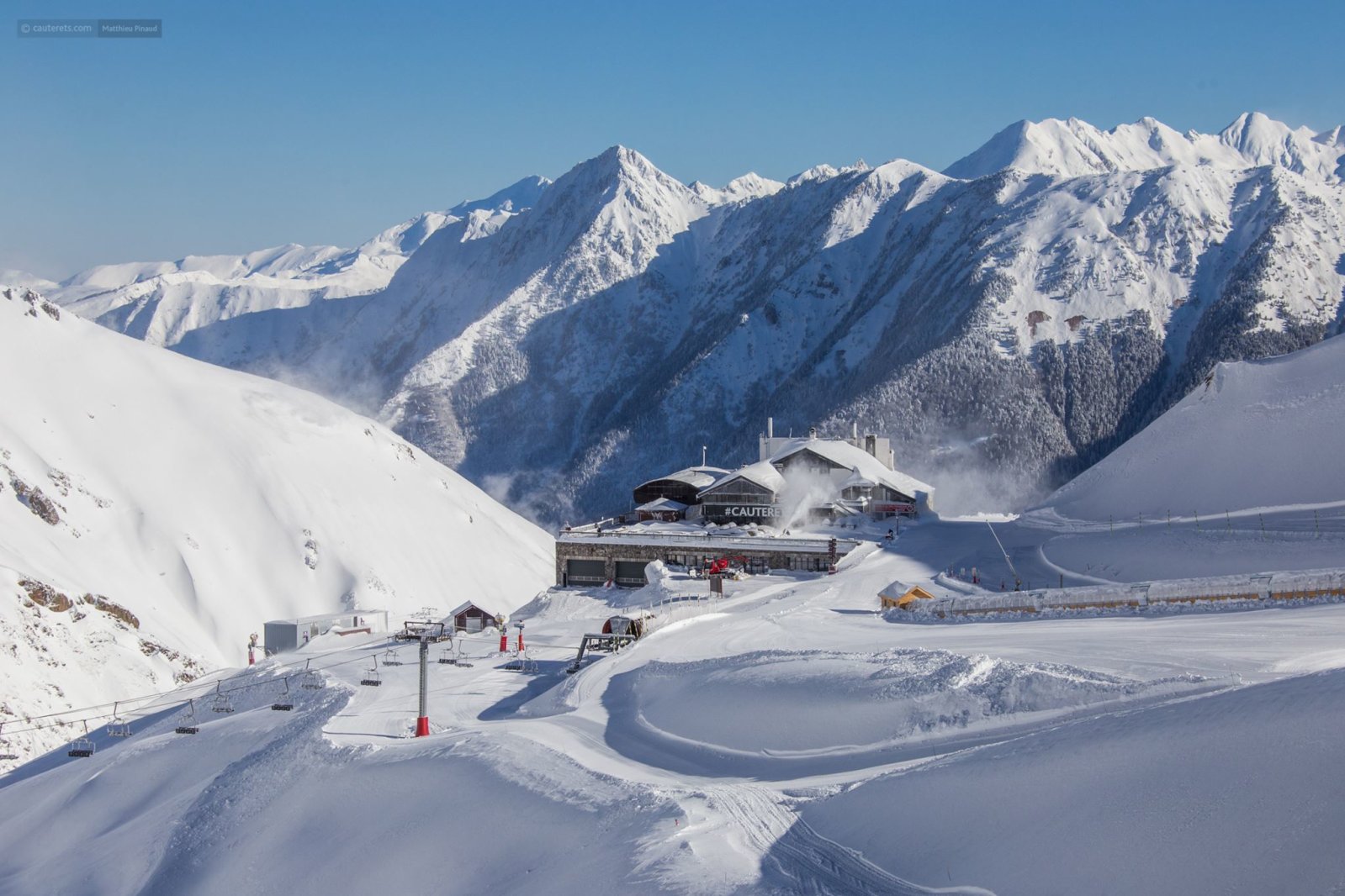 Cauterets: van bőven hó