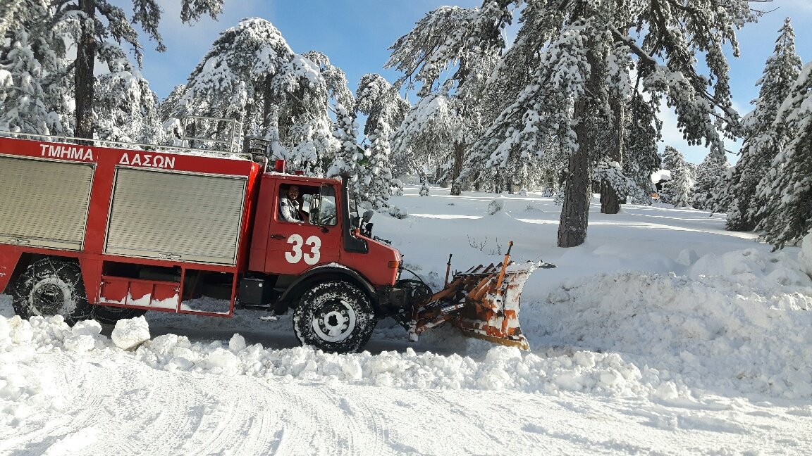 Havazás a Tróodosz-hegységben  (Kép: www.kitasweather.com)
