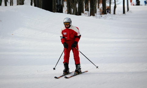 Így síelt 102 évesen (Kép Crystal Mountain / Facebook)