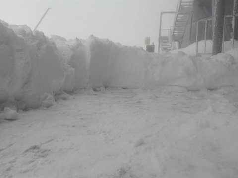 Chopok, fenn a csúcson