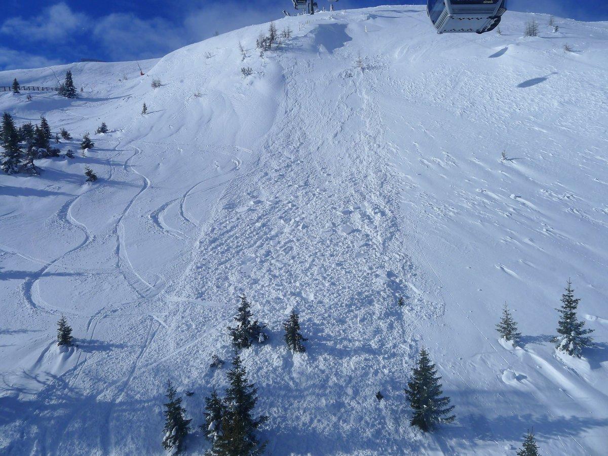 A helyszín (Kép: Lawinenwarndienst Salzburg)