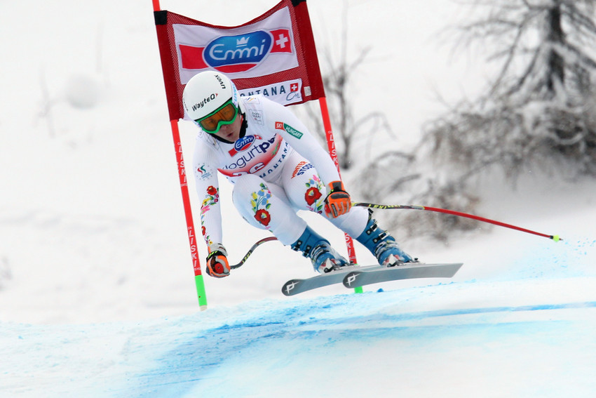 Miklós Edit Crans Montana-ban