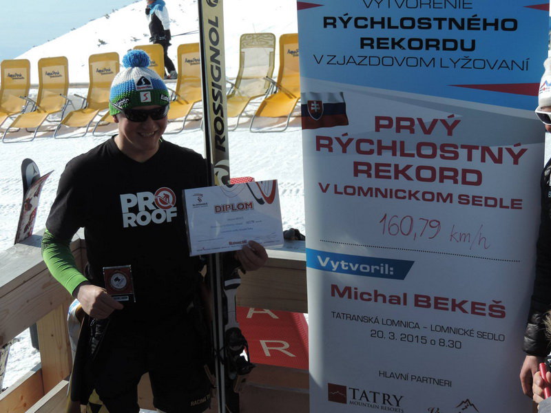 160,79 km/óra! (Kép: Michal Bekes / Facebook)