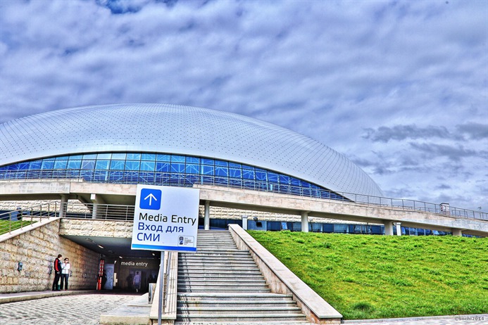 A 'Bolsoj' jégpalota (Kép: sochi2014.com)