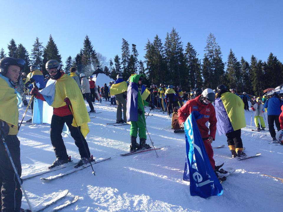 Bukovel, Ukrajna a nyitó napon