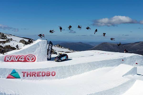 A győztes ugrás, ruhában (Kép: Thredbo)