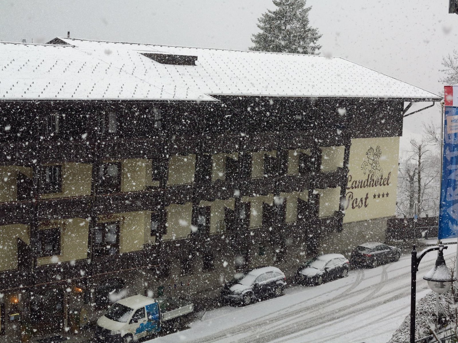 Heiligenblut, havazott a faluban is