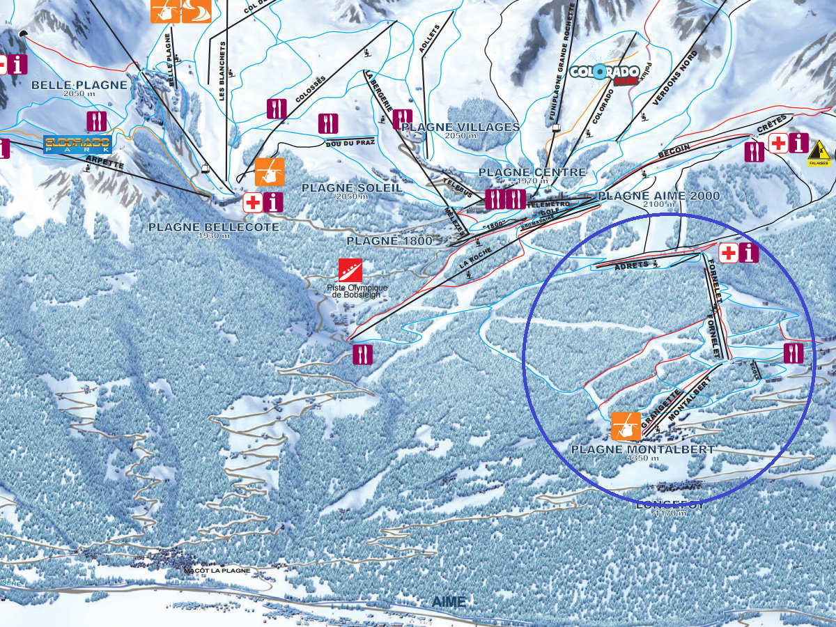 Ide jön az új lift, és itt 4 régi liftet elbontanak