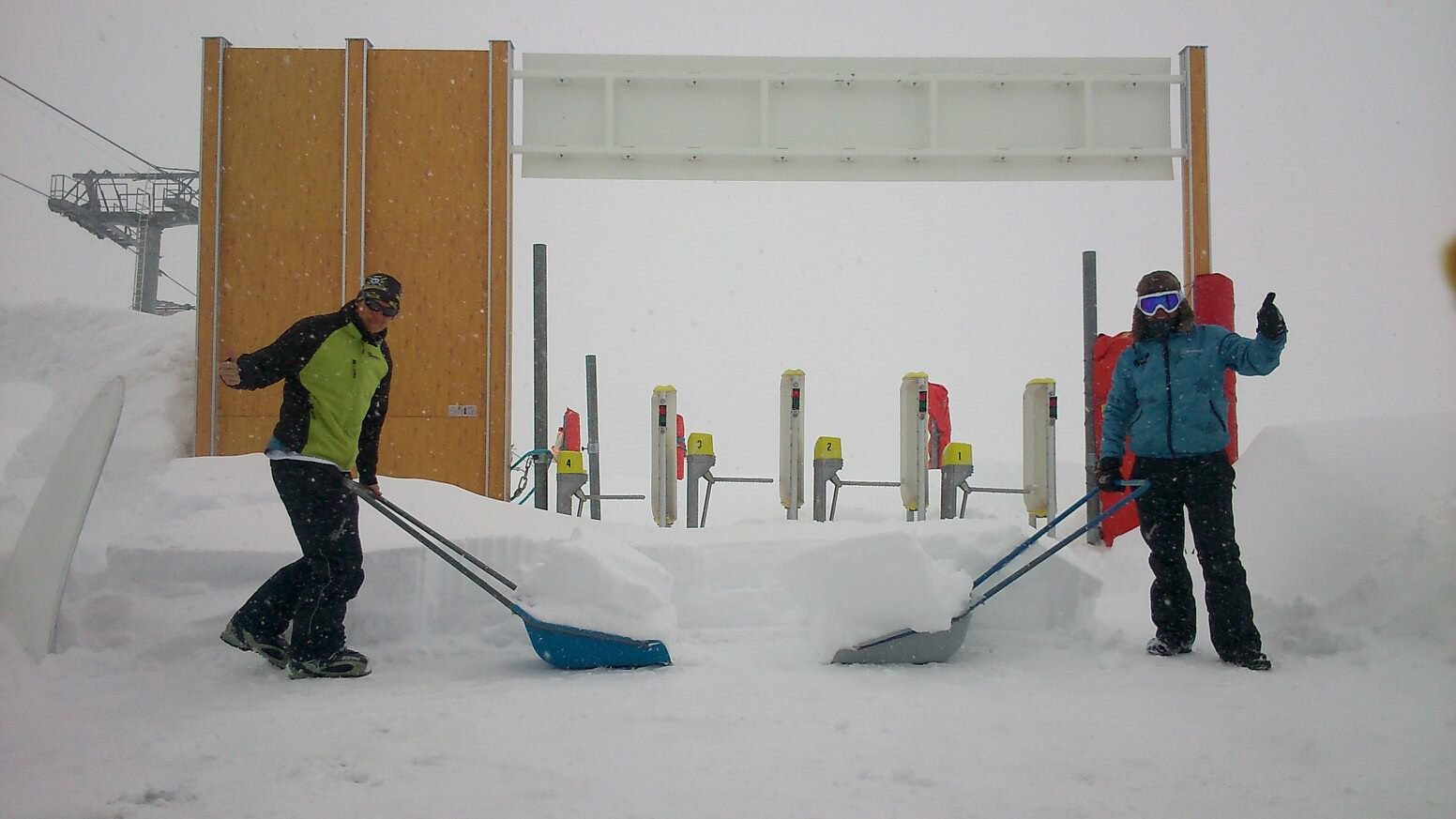 Paradiski 50 cm friss hó