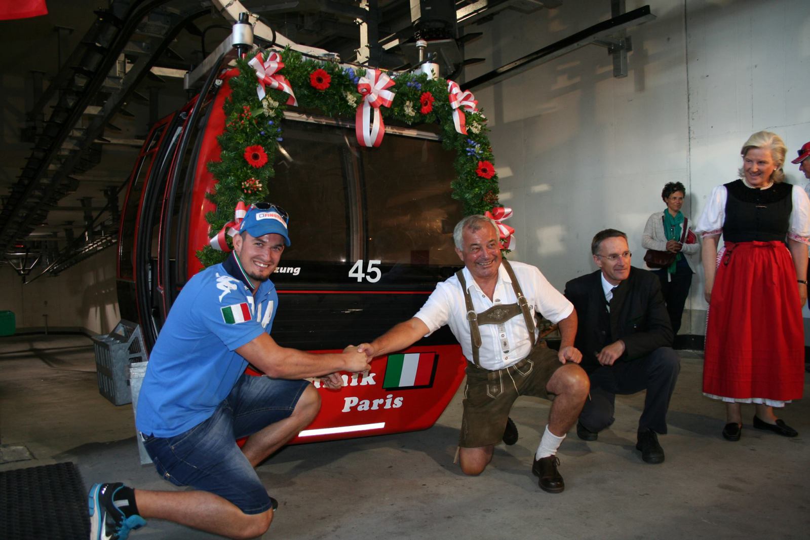 A keresztelő ünnepség (Kép: Kitz-Tourismus)