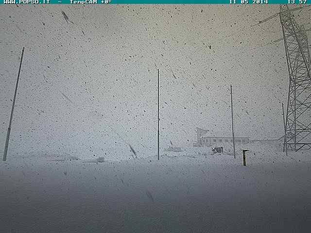 Hóviharban a Stelvio-hágó környéke a hétvégén