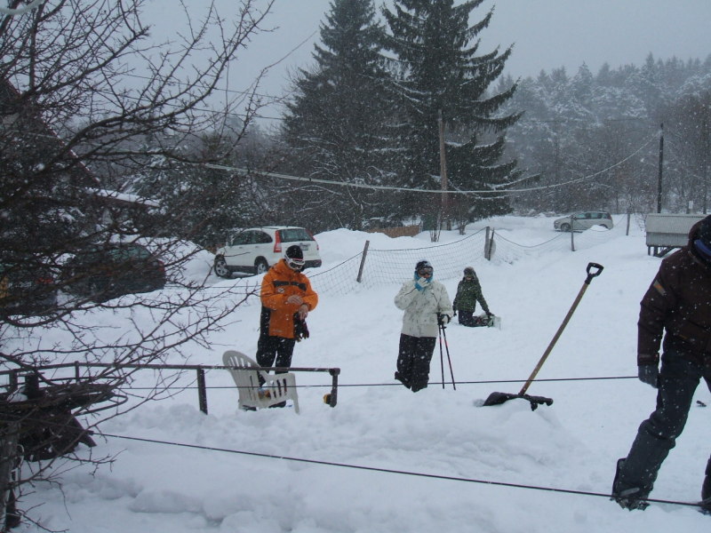 Mátraszentlászló, volt hó bőven tavaly