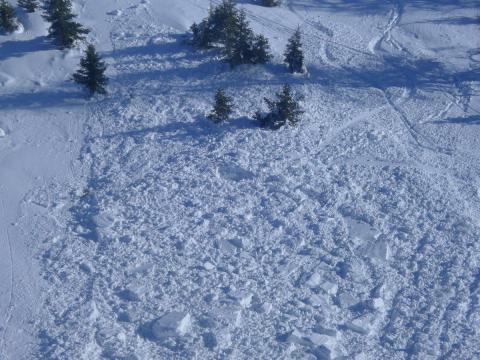 A helyszín (Kép: Lawinenwarndienst Salzburg)