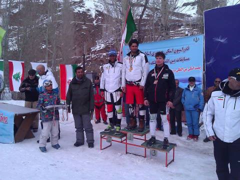 Farkas Norbert év elején egy iráni verseny dobogóján