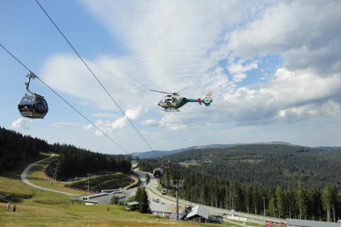 Mentési gyakorlat (Kép: Bergwache - http://www.wochenblatt.de)