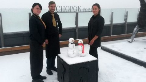 Chopok, a csúcson (Kép: TMR)