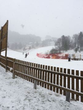 Donovaly ma: egy hónap után ismét havazott (Kép:PARK SNOW Donovaly)