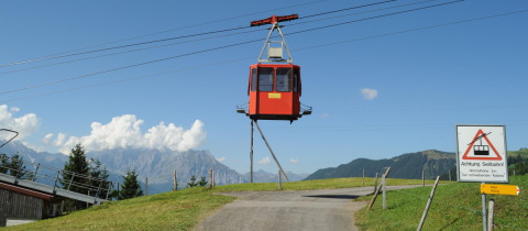 Ahol a lift és az út találkozik (Kép: Uri Kanton Rendőrség)