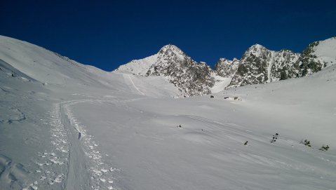 Az első ratraknyom már a hóban