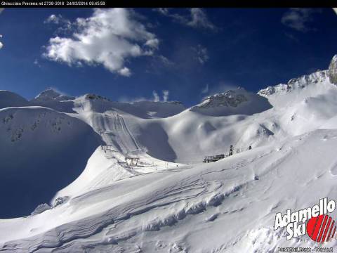 A Presena-gleccser még a tavalyi szezonban