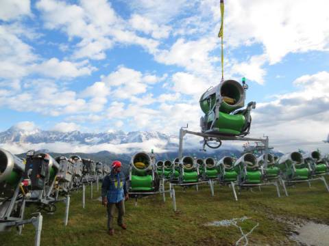 Helikopter Reiteralmon (Kép: Ski Reiteralm / Facebook)