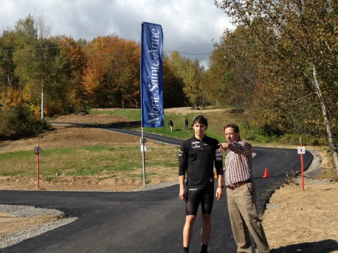 Az átadott téli-nyári pálya (Kép: Mont-Sainte-Anne / Facebook)