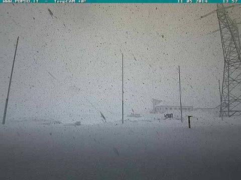 Hóviharban a Stelvio-hágó környéke a hétvégén