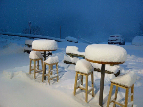 Csodás idő pénteken a nyitás előtt (Kép: Tignes / Facebook)