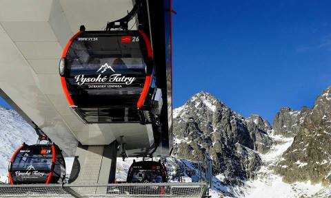 Tátralomnic: szombaton átadták az új liftet (Kép: TMR)