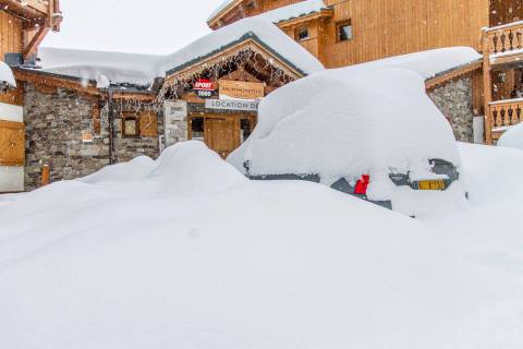 A hétvégi havazás (Kép: Val Thorens / Facebook)