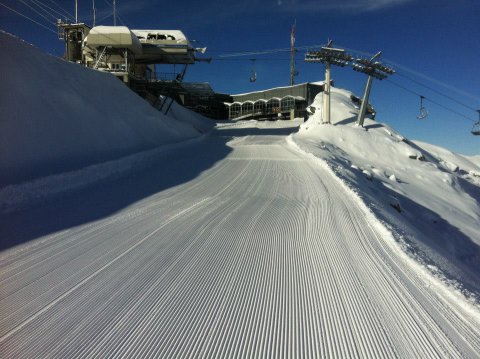 Verbier (CH), így készítették a pályát hétvégére