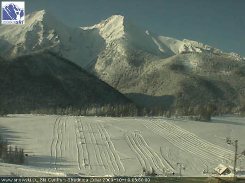 Zdiar, Szlovákia, kivételes hóviszonyok 2009. október 16-án