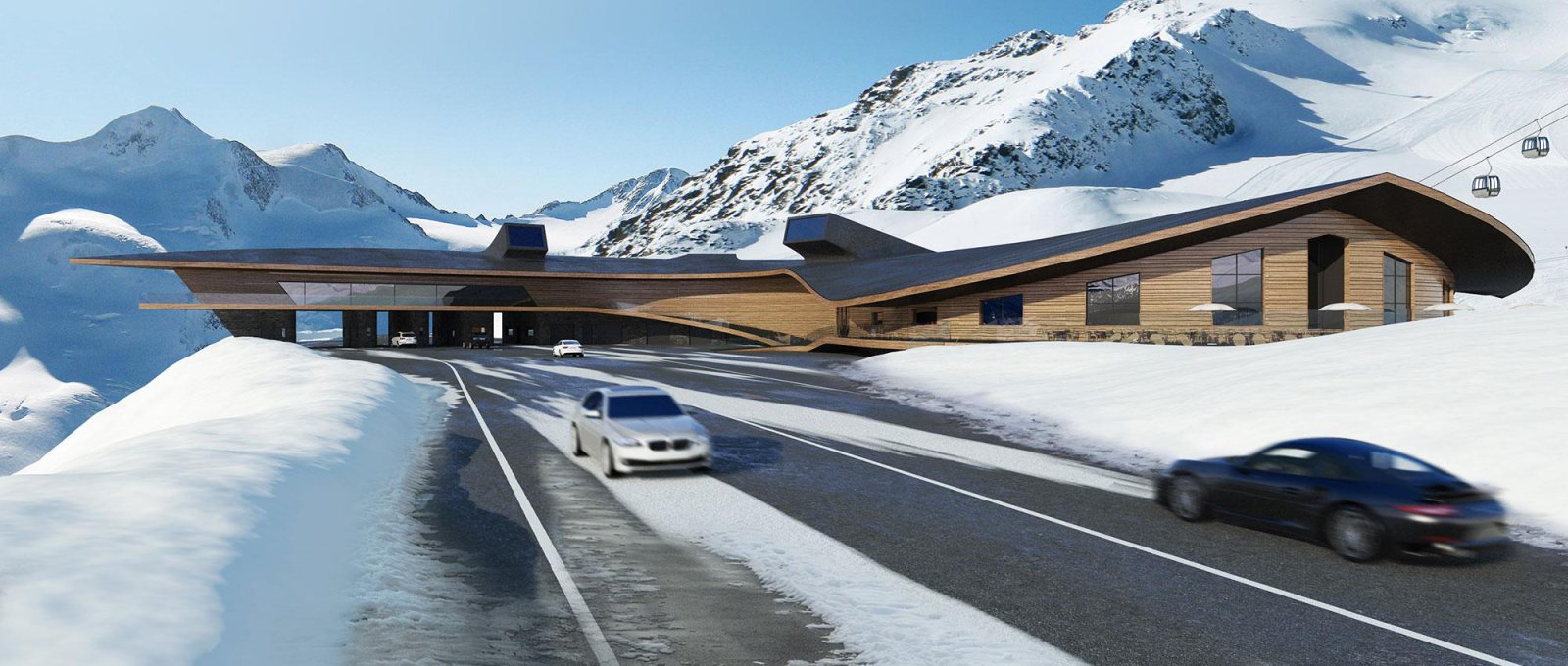 Az épület látványterve