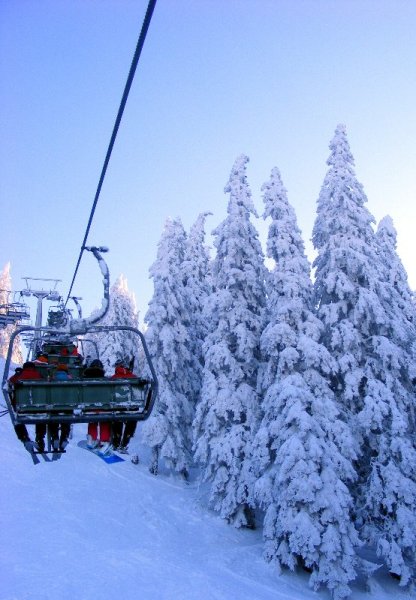 Friss havazás utáni reggelen