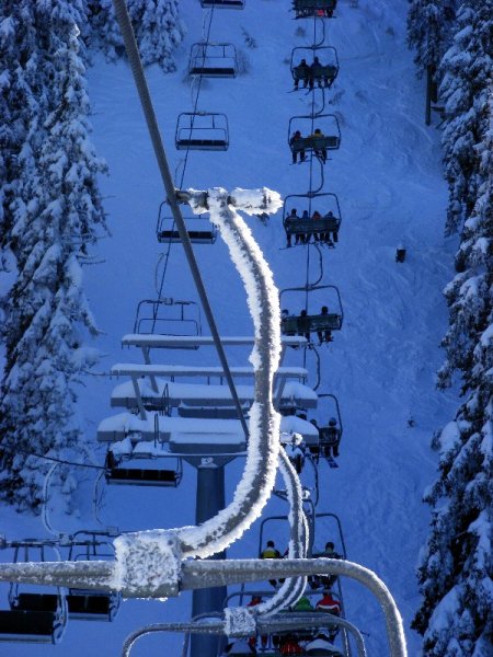 Reggeli induláskor még minden zúzmarás
